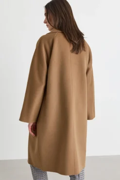 Cappotto in drap - Cammello