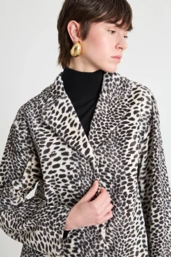 Cappotto midi effetto animalier - Animalier