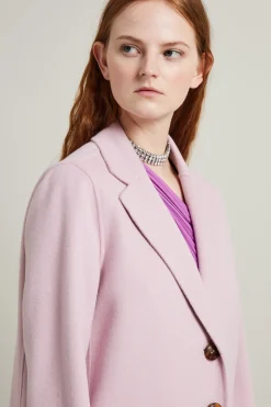 Cappotto monopetto - Rosa