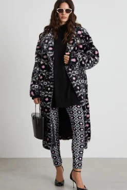 Cappotto over a fantasia - Bianco Nero