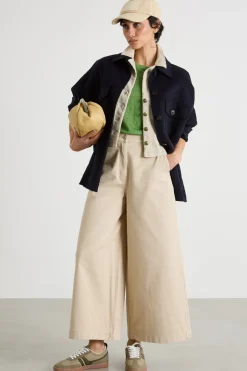 Cappotto oversize in double - Blu