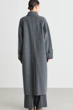 Cappotto trench in double - Grigio