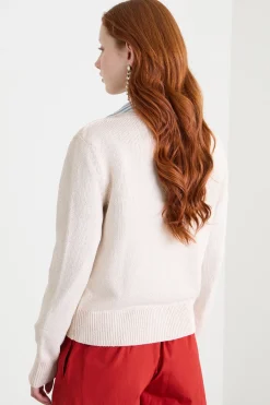 Cardigan aderente - Avorio