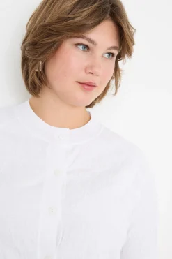 Cardigan a maniche corte - Bianco