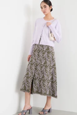 Cardigan boxy - Lilla