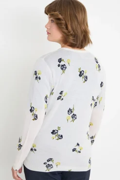 Cardigan in garza - Bianco