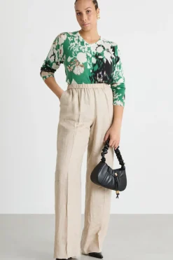 Cardigan in garza - Verde