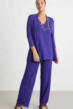 Cardigan open-front - Viola