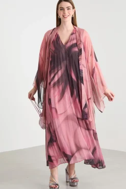 Casacca con maniche a kimono - Rosa