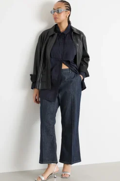 Casacca con plastron - Blu