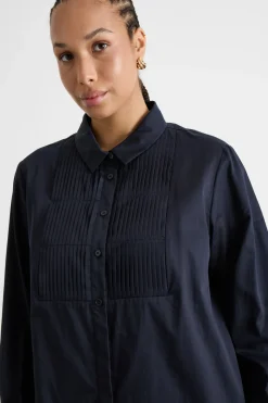 Casacca con plastron - Blu