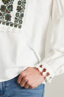 Casacca con ricamo - Bianco