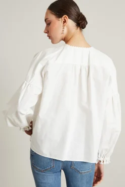Casacca con ricamo - Bianco