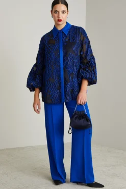 Casacca in fil coupé - Nero Bluette