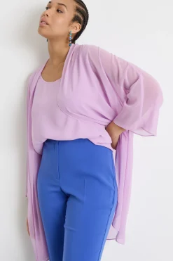 Casacca in georgette - Rosa