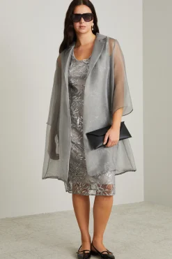 Casacca in organza - Grigio