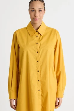 Casacca in popeline - Giallo
