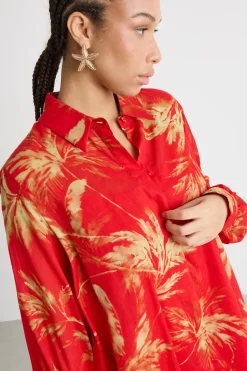 Casacca in voile - Rosso