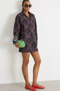 Casacca jacquard - Viola