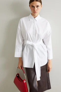 Casacca svasata con fusciacca - Bianco