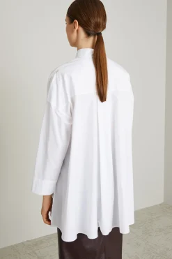 Casacca svasata con fusciacca - Bianco