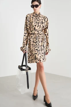 Chemisier con stampa animalier - Animalier