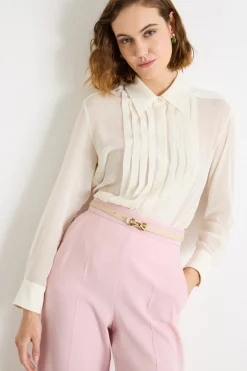 Cintura a fiocco - Beige