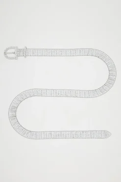 Cintura di strass - Argento