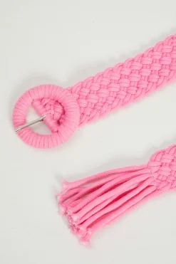 Cintura in corda - Rosa