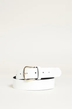 Cintura in pelle - Bianco