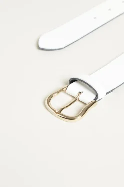 Cintura in pelle - Bianco