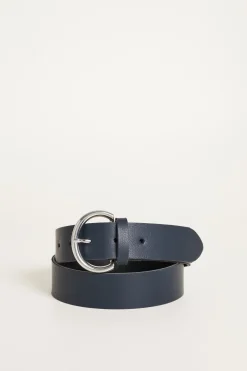 Cintura in pelle - Blu