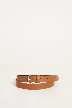Cintura in pelle - Marrone
