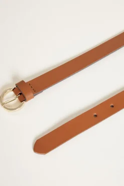 Cintura in pelle - Marrone