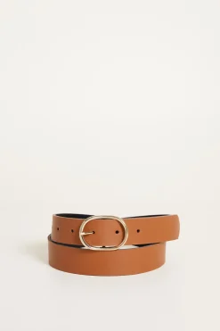 Cintura in pelle - Marrone