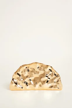 Clutch a semiluna - Oro