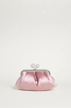 Clutch in raso - Rosa