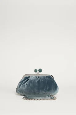 Clutch in velluto - Verde