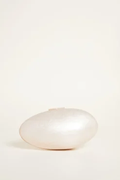 Clutch ovale - Bianco
