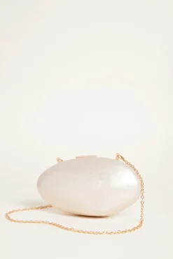 Clutch ovale - Bianco