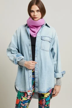 Collo in cashmere - Rosa