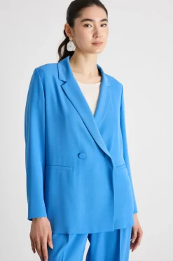 Completo fluido stretch - Blu