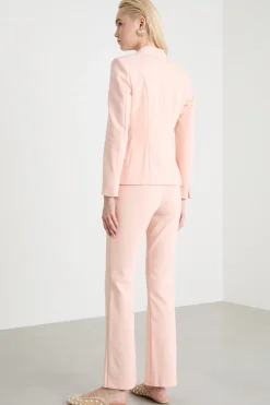 Completo in tessuto doppio stretch - Rosa