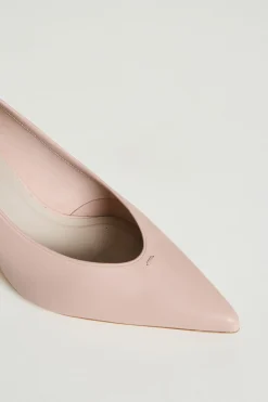 Décolleté in nappa - Beige