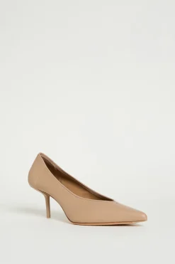 Décolleté in nappa - Cammello