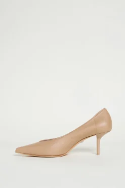 Décolleté in nappa - Cammello