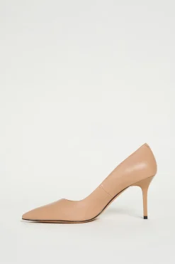 Décolleté in pelle - Cammello
