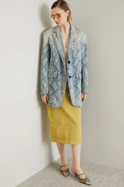 Denim blazer - Azzurro Denim