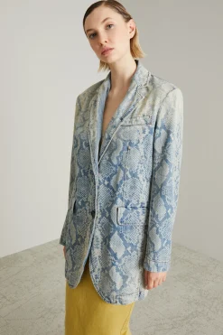Denim blazer - Azzurro Denim