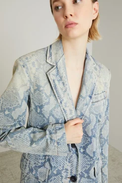 Denim blazer - Azzurro Denim
